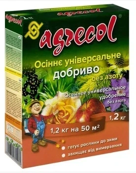 Удобрення Agrecol осіннє універсальне 0-16-20 1.2 кг
