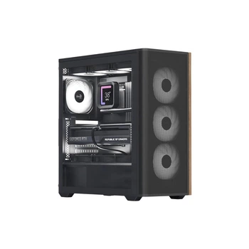 Корпус для ПК AeroCool D501A-G-BK-v2 Black (ACCM-DS01043.11)