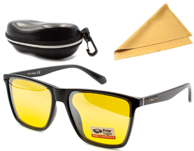Окуляри водія полярізаційні Polar Eagle Polarized Vision Drive з футляром та серветкою