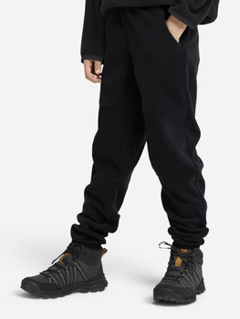 Подростковые теплые флисовые спортивные штаны для мальчика Jack Wolfskin Taunus 100 A66174_6000 152 см Черные (4064886747202)