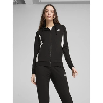Спортивний костюм жіночий Puma Hooded Sweat Suit Tr Cl 68507701 xs, чорний/білий
