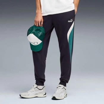 Брюки чоловічі PUMA Essentials Block Sweatpants Men 69170016 l, чорний/зелений