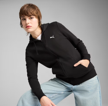 Джемпер жіночий PUMA Essentials Full-Zip Hoodie Women 68240601 m, чорний