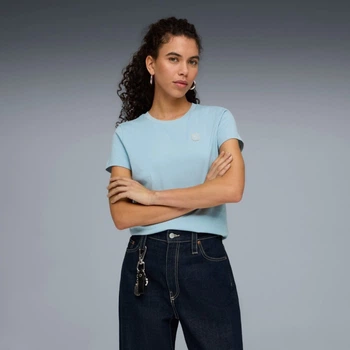 Футболка жіноча PUMA Essentials Elevated Tee Women 69185547 m, блакитний