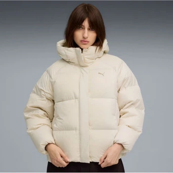 Пуховик жіночий PUMA Hooded Down Puffer Jacket Women 68839287 xl, бежевий