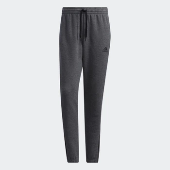 Брюки спортивні ADIDAS ESSENTIALS FLEECE TAPERED ELASTIC CUFF 3-STRIPES GK8891 s, темно-сірий