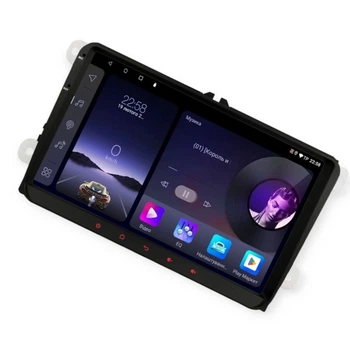 Магнітола VW(Skoda) 2DIN Android 10.0 FM, USB, MP3, AVI, сенсор, 9, Wi-Fi, BT, GPS, 2Gbх64Gb, CARPLAY Shuttle