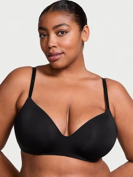 Бюстгальтер без косточек бесшовный Victoria's Secret 26872428 70C Черный (28566942169)
