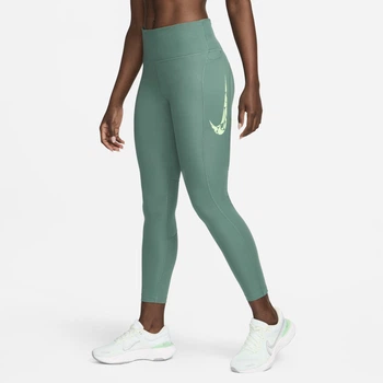 Лосини жіночі Nike Fast Mid-Rise 7/8 Running Leggings With Pockets S Зелений FN3268-361