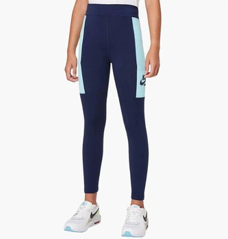 Лосины детские Nike Fille Heritage Blue XL Синий DJ5883-410