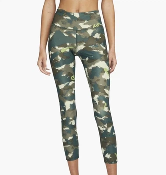 Лосини жіночі Nike Dri-Fit Camo XS Камуфляж DM7719-371