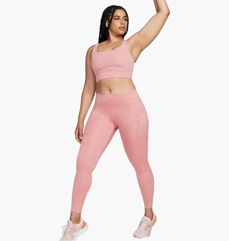 Лосины женские Nike Go Peach M Персиковый DQ5672-618