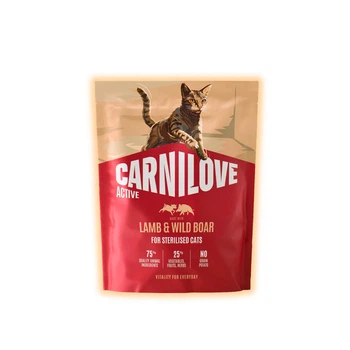 Сухий корм Carnilove Active з ягням і диким кабаном для дорослих стерилізованих котів усіх порід, 400 г