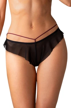 Трусики стринг Obsessive 2/3(S/M) Черный (156839)