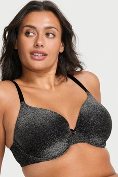 Бюстгальтер з ущільненою чашкою Victoria's Secret 75C Чорний (156476)