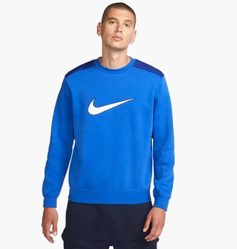 Свитшот мужской Nike Crew Bb Blue L Синий FN0245-480