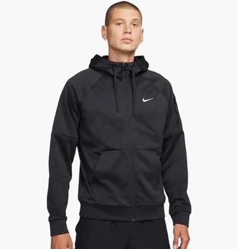 Чоловіча толстовка Nike Therma-Fit Men Training-Jacket L Чорний DQ4830-010