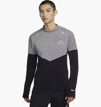 Кофта мужская Nike Therma Fit Run Division Sphere Grey/Black L DV8110-010