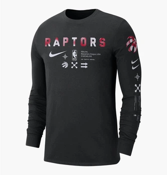 Лонгслив мужской Nike Toronto Raptors Mens Nba Long-Sleeve T-Shirt Black M Черный DZ0368-010
