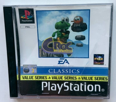 Диск для PlayStation 1 - Croc Legend of Gobbos EA Classics Value Series, англійська версія, Б/В