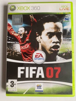 Диск для Xbox 360 - FIFA 07, английская версия, Б/У