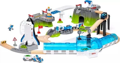 Железная дорога Brio World Space Deluxe Set 56 деталей 36175 (7312350361575)