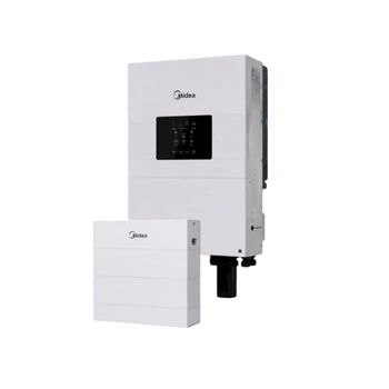 Комплект резервного питания Midea, (гибридный инвертор MEI2-HS6L 6kW + Батарея MEB2-B5L-RA 48V 100Ah 5.12 kW)