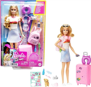 Лялька Mattel Barbie Набір для подорожей (6947731052738) HJY18