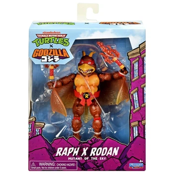 Фігурка TMNT x Godzilla Раф в образі Родана 13 см 12 точок артикуляції