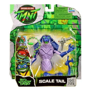 Фигурка Черепашки-Ниндзя TMNT Скейл Тейл 10 см подвижная с 2 аксессуарами