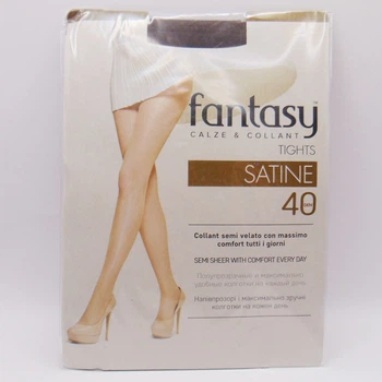 Колготи напівпрозорі Fantasy Satine 40 Den р.6 моко