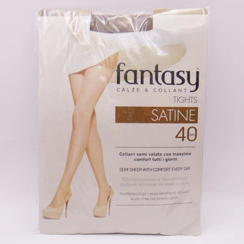 Колготы полупрозрачные Fantasy Satine 40 Den р.6 шаде