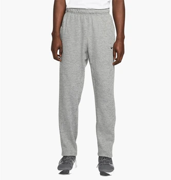 Брюки мужские Nike Therma Mens Therma-Fit Open Hem Fitness Pants Grey L Сірий DQ4856-063