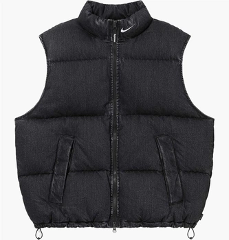Жилетка мужская Nike Denim Puffer Vest Black S Черный FQ0323-010