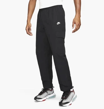 Брюки чоловічі Nike Club Men's Woven Cargo Trousers S Чорний DX0613-010