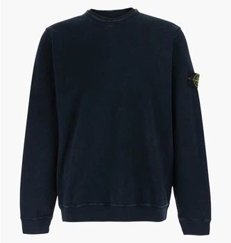 Свитшот мужской Stone Island Cotton Crewneck Blue L Синий L1S156100034-S0060-V0020