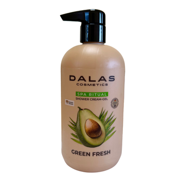 Крем-гель для душу Dalas Spa Ritual Green Fresh - 550 мл