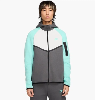 Толстовка чоловіча Nike Tech Fleece Fz Wr Turquoise/White L Комбінований HV6512-068