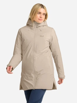 Парка демисезонная женская Jack Wolfskin A66376-A0084 XL Бежевая (4064886765817)