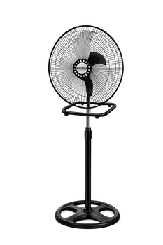 Напольный вентилятор WALFARD 18" (45 см) 3 скорости, регулировка высоты 105–130 см, поворот 90°, мощный напольный вентилятор