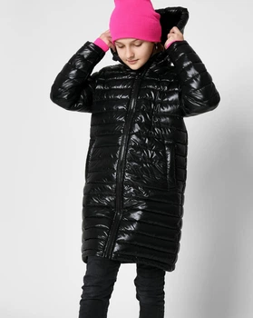 Куртка демісезонна довга для дівчинки X-Woyz DT-8342-8 60138 122 см чорний