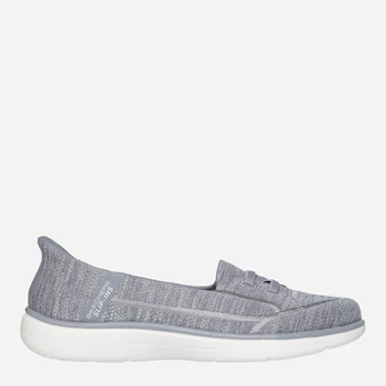 Женские слипоны Skechers On-The-Go Flex Radiant 138343/GRY 36.5 (6.5US) 23.5 см Серые (198376369538)