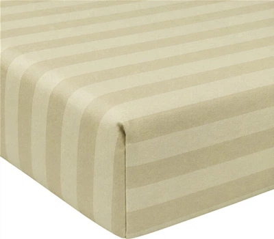 Простынь MirSon King Size 240x260 см 30-0002 Soft Yellow Satin Stripe (2200005247990)