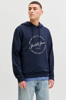 Худі чоловіче JACK & JONES 12288378 L navy blazer