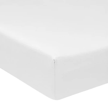Простынь на резинке MirSon двуспальная 160x200+25 см 11-2107 White Бязь Premium (2200001081246)