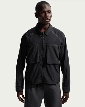 Кофта мужская Nike Tech Long-Sleeve Utility Shirt M Черный IF1347-010