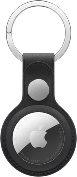 Чехол-брелок Apple для Apple AirTag с кольцом для ключей FineWoven Key Ring Black (MKG44ZM/A)