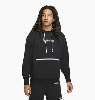 Худі чоловіче Nike Df Std Issue Po Hoodie L Чорно-білий DA5942-010