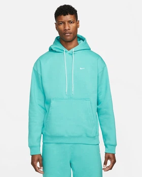 Худі чоловіче Nike Solo Swoosh Men's Fleece Hoodie M Бірюзовий CV0552-393