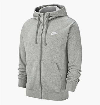 Кофта мужская Nike M Nsw Club Hoodie Fz Ft XL Серый BV2648-063